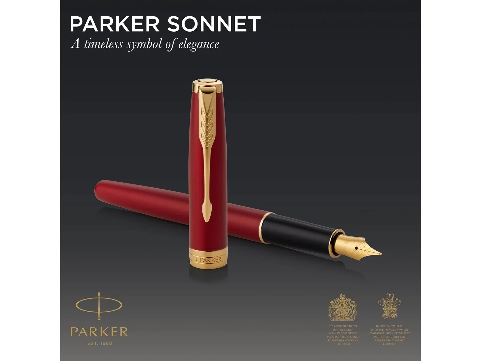 PARKER STILOU SONNET CORE ROSU-AURIU, PENITA F 160416 [1]
