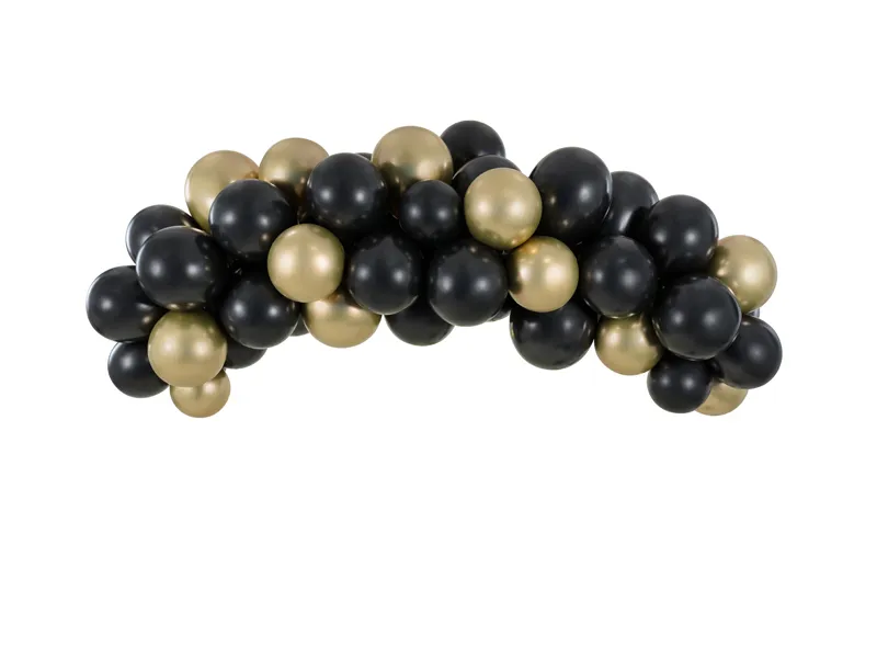 BALOANE Eco Balloons 30cm, metallic, black 10/set ECO30M-010-10 [3]