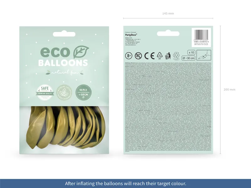 BALOANE Eco Balloons 30cm, metallic, light gold 10/set ECO30M-019J-10 [2]