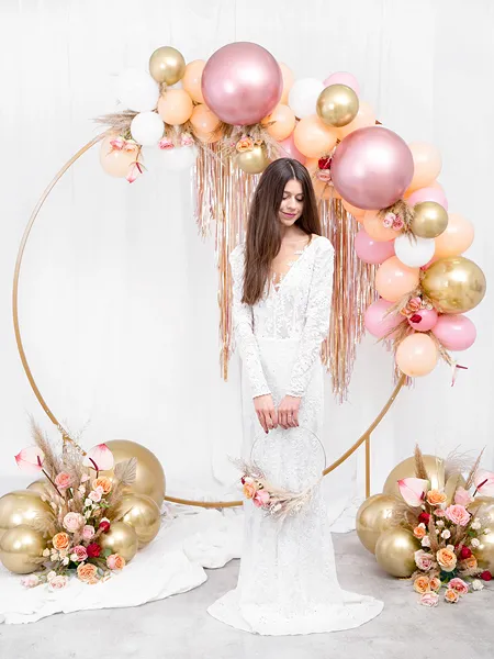 BALOANE Glossy Balloons 30cm, rose gold 50/SET CHB1-019R-50 [3]