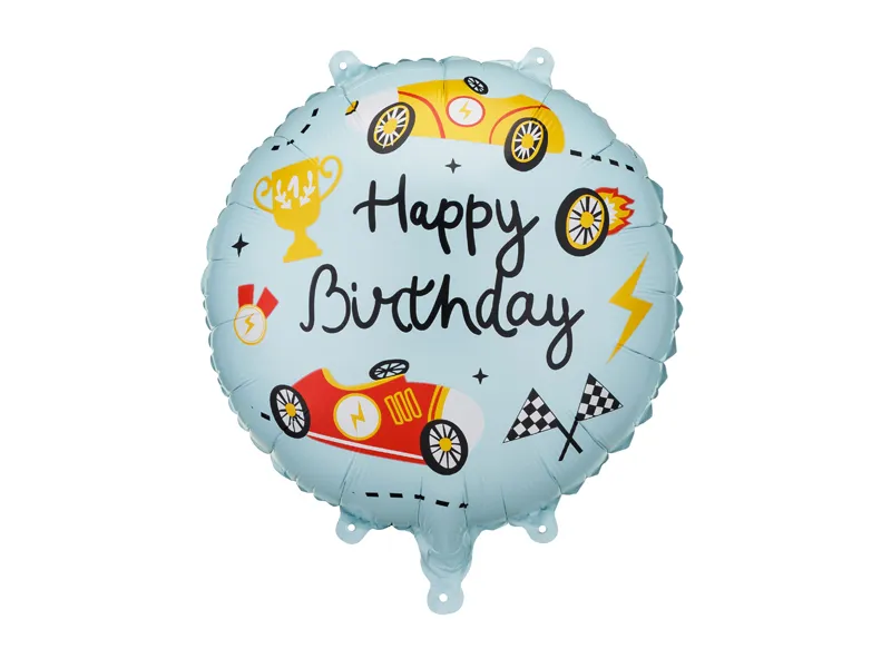 BALON FOLIE ALUMINIU Round Happy Birthday, 35x35cm, mix FB342 [1]
