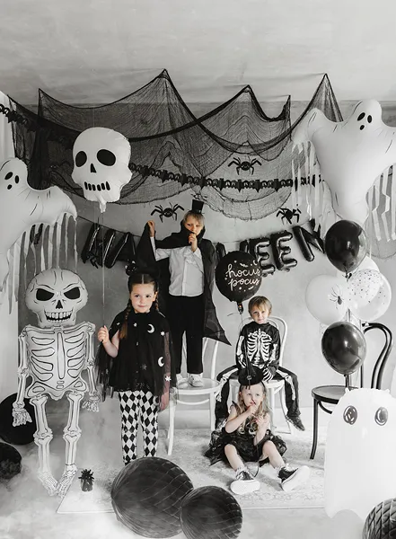 BALON FOLIE ALUMINIU Skeleton XXL, 46 X 129cm, mix FB303 [6]