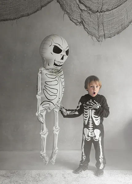BALON FOLIE ALUMINIU Skeleton XXL, 46 X 129cm, mix FB303 [3]