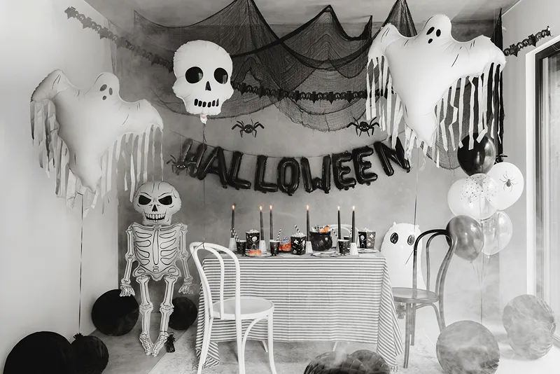 BALON FOLIE ALUMINIU Skeleton XXL, 46 X 129cm, mix FB303 [4]