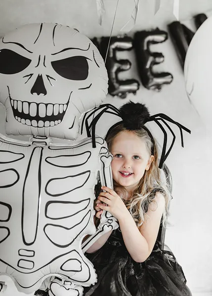 BALON FOLIE ALUMINIU Skeleton XXL, 46 X 129cm, mix FB303 [5]