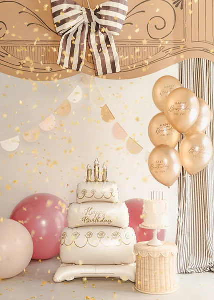 BALON FOLIE ALUMINIU Standing foil, Cake 70x100cm, mix FB374 [3]