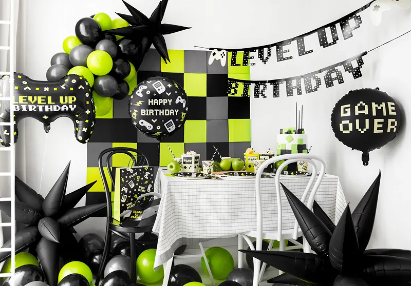 BALON FOLIE ALUMINIU Tablet Happy Birthday, 35x35cm, mix FB344 [2]