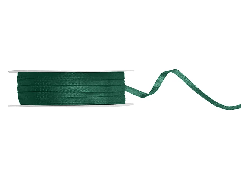 BANDA SATIN, Satin Ribbon, bottle green, 3mm/50m TS3-012B [1]