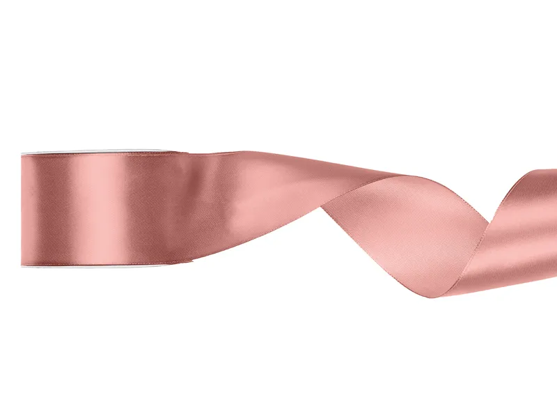 BANDA SATIN, Satin Ribbon, dusty rose, 50mm/25m TS50-081BR [1]