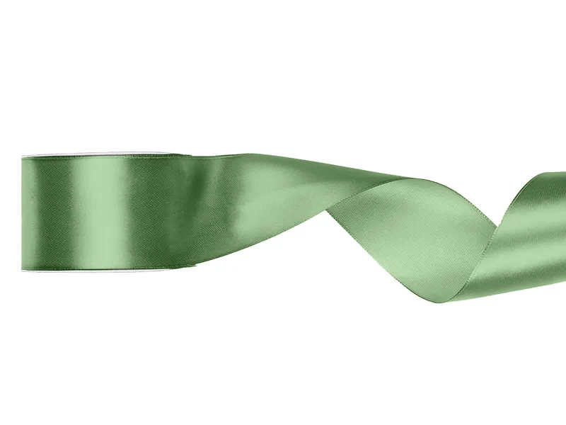 BANDA SATIN, Satin Ribbon, sage, 50mm/25m TS50-109 [1]