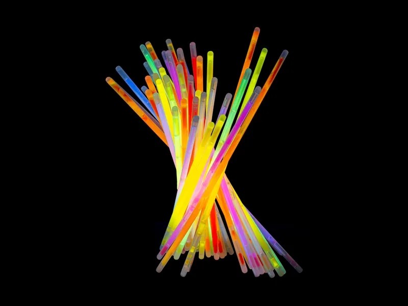 BETISOARE FLUORESCENTE LUMINOASE, MIX, 20CM, CU CONECTOR 100/SET PSF1 [2]