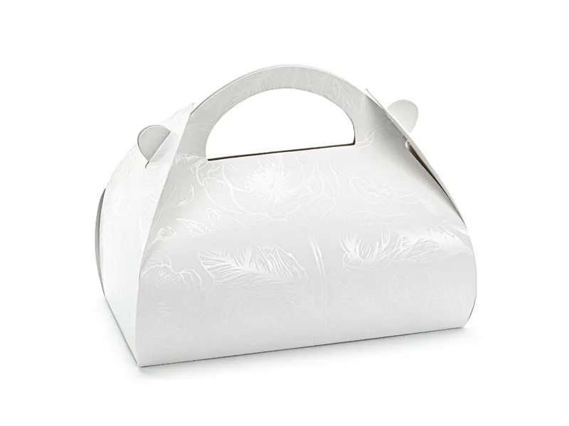 PD CUTIE, Cake boxes, Pearl branches, 16x15x8cm. white 10/SET PUDCS22-008 [1]