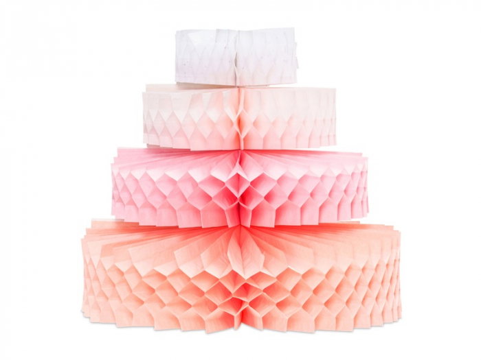 PD DECORATIUNI DIN HARTIE PENTRU TORT Tissue paper, 23cm, mix DB7 [1]