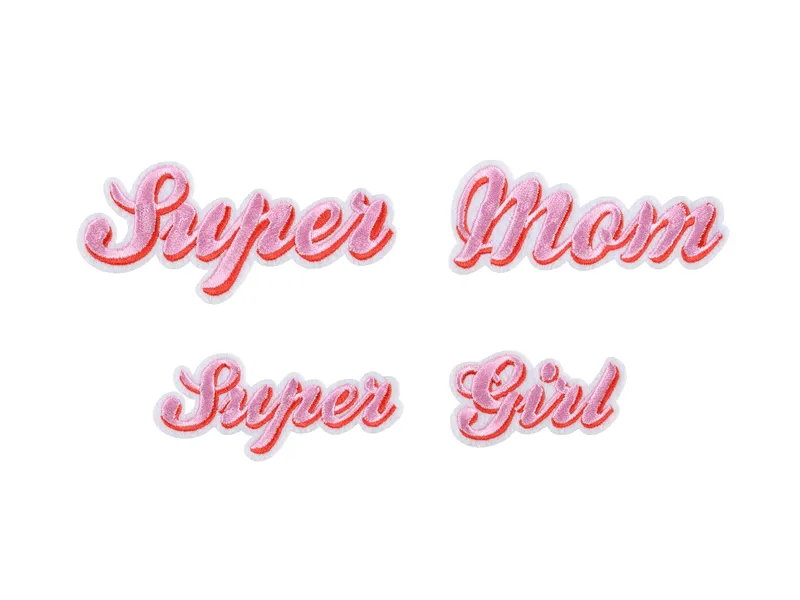 STICKERE TERMOADEZIVE Supermom, mix, 14x3.5-19.5x5cm 2/set NAP12 [1]