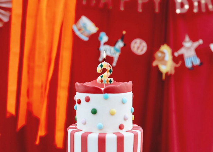 PD LUMANARI TORT Birthday candle, Number 2, Rhombus, 5.5cm, mix SCU15-2 [2]