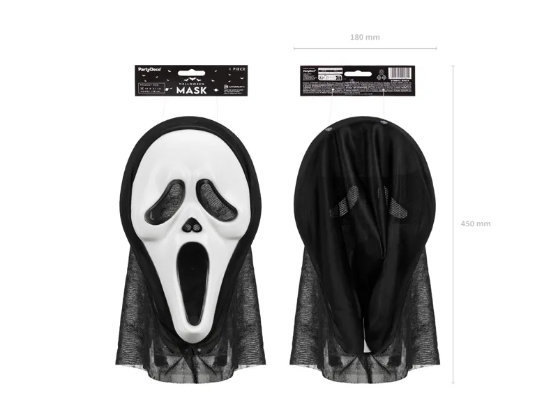 MASCA, Halloween hooded mask, 18 x 31cm, mix MAS14 [3]