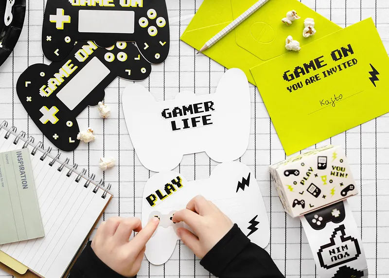 MINI ROLA STICKERE 270CM, 36 BUC, GAMER MIX, NR2 [2]
