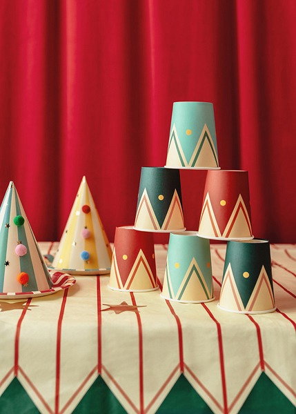 PD PAHARE CARTON Circus Cups, mix, 220ml 6/SET KPP92-EU3 [2]