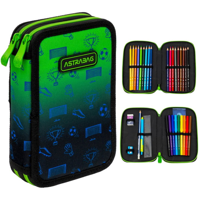 Penar Echipat 2 Fermoare Astrabag Ombre Football [8]