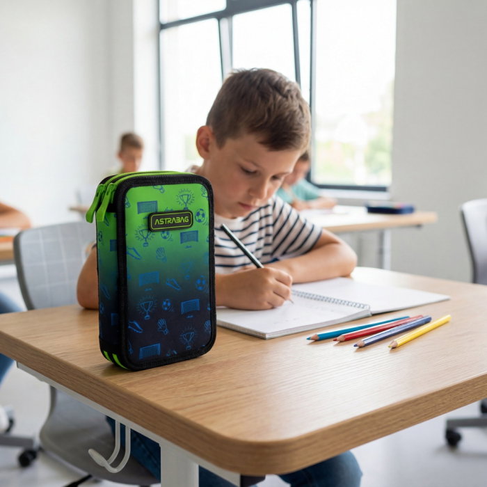 Penar Echipat 2 Fermoare Astrabag Ombre Football [5]