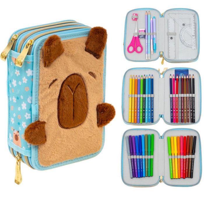 Penar Echipat 3 Fermoare Astrabag Fluffy Capy [2]
