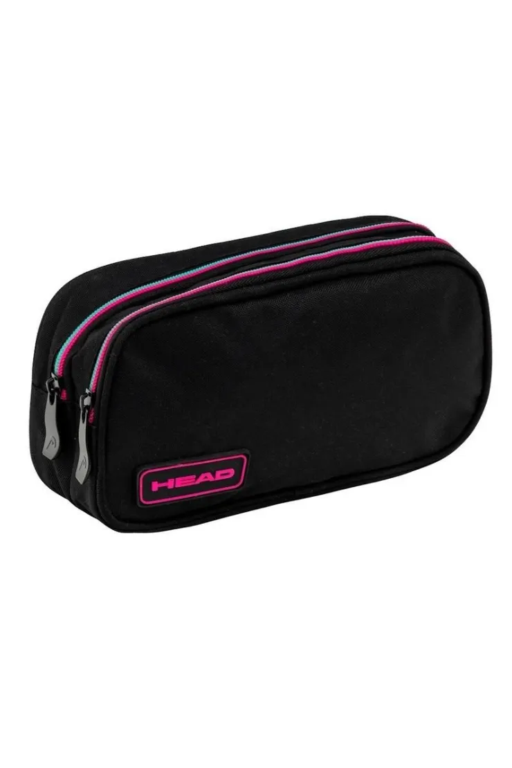 Penar Neechipat 2 Fermoare Astrabag Black-Pink/Mint [1]