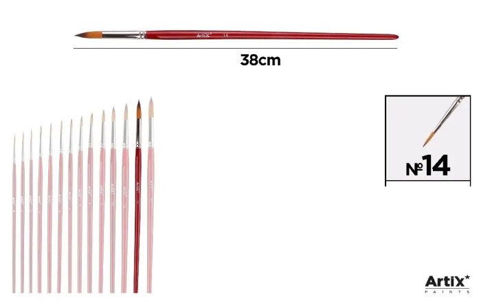 PENSULA PROFESIONALA IPB VF. SINTETIC ROTUND NR. 14 PP347-13 [1]