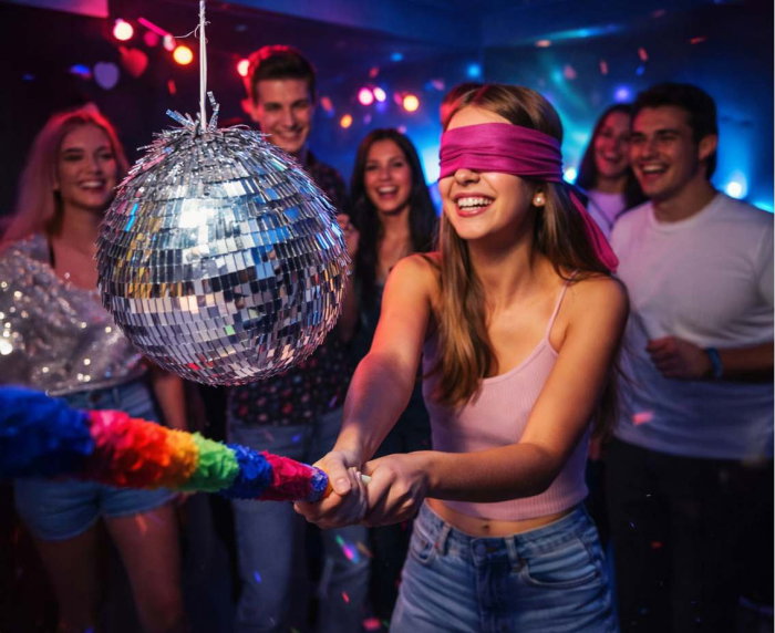 Pinata Party Disco Ball Argintie 25x25 cm WM-PKDS [1]