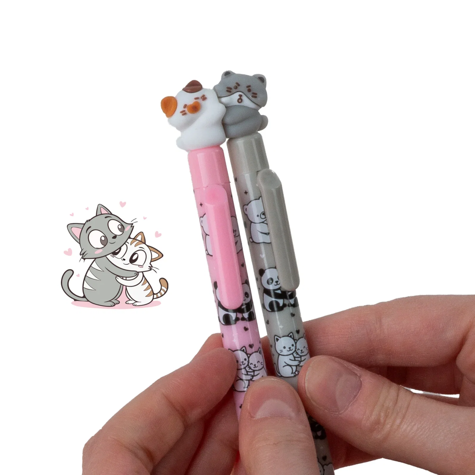 Set 2 Pixuri Automate Ștergibile Kidea cu Animale [6]