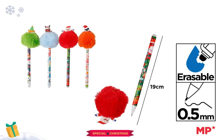 PIX CU RADIERA IPB 0.5MM POMPOM MOTIV CRACIUN CH57031 [1]