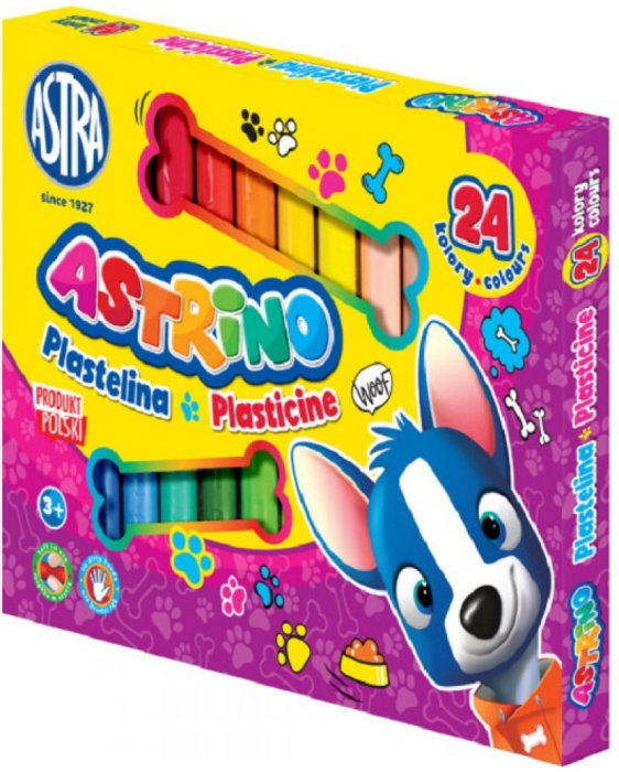 Plastilină Astra 24 Culori AS303221004 [1]
