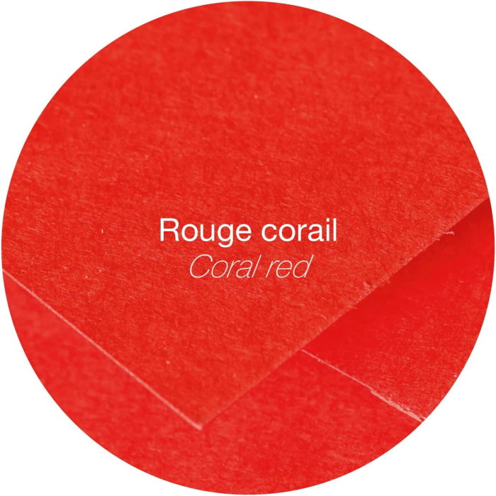 Set 20 Plicuri Pătrate Clairefontaine Roșu Coral 14x14 [5]