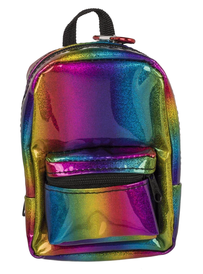 Portmoneu Mini Rucsac 11.5x14cm Culori Metalice [7]