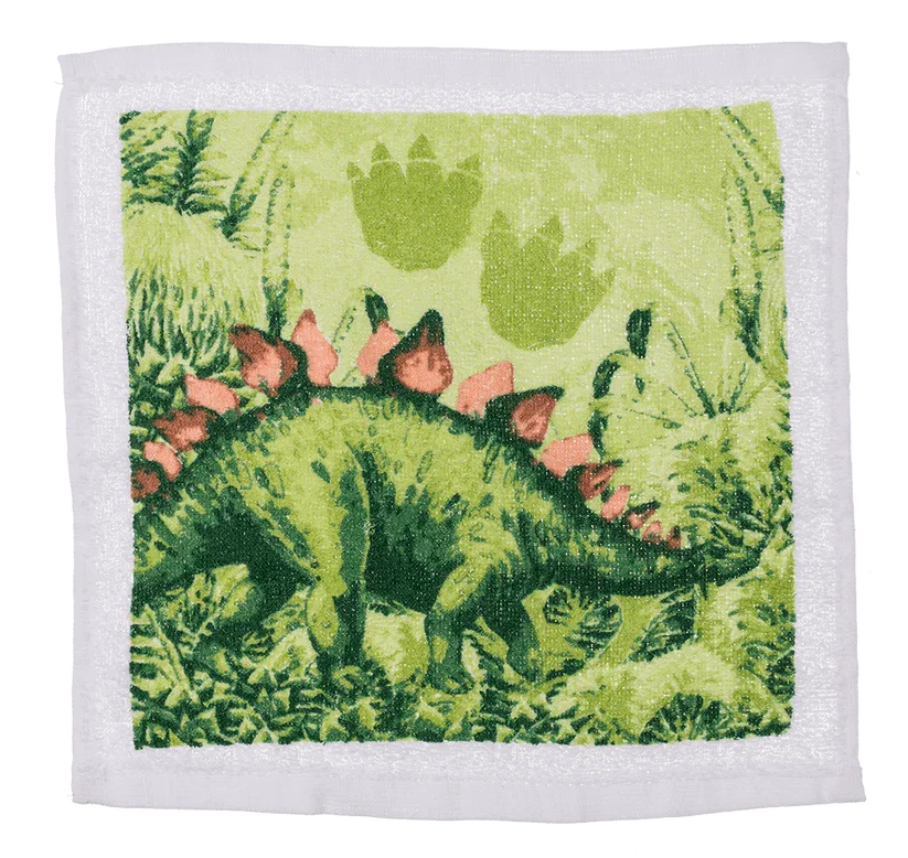 Prosop Magic din Bumbac cu Dinozauri 30x30cm [6]