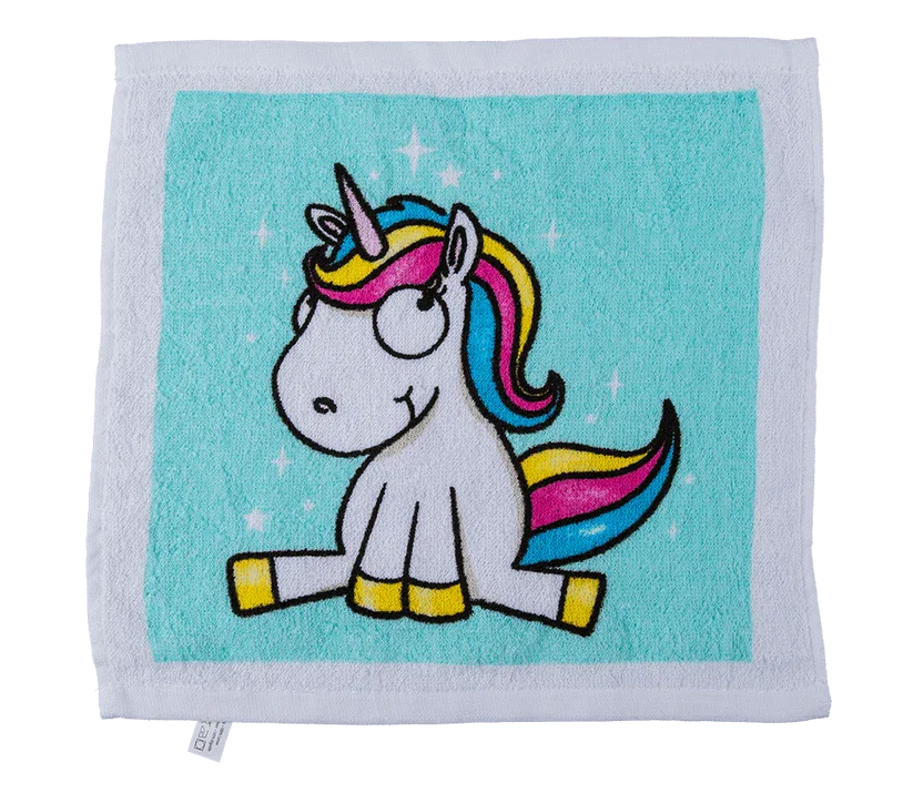 Prosop Magic din Bumbac cu Unicorn Comic 30x30cm [5]
