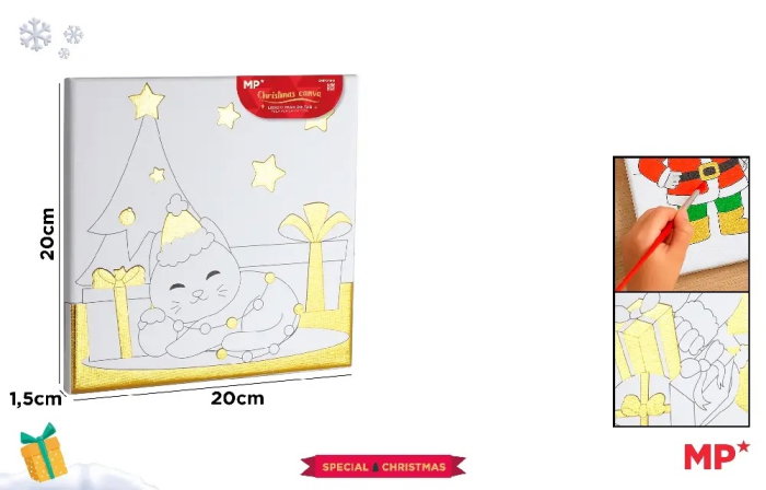 RAMA CU PANZA PREDESENATA IPB 20*20CM MOTIV CRACIUN CH57048-6 [1]