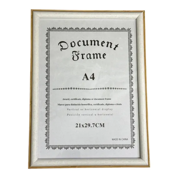RAMA FOTO A4 DIPLOMA ALB/AURIU   21*29.7CM  913-5 [1]