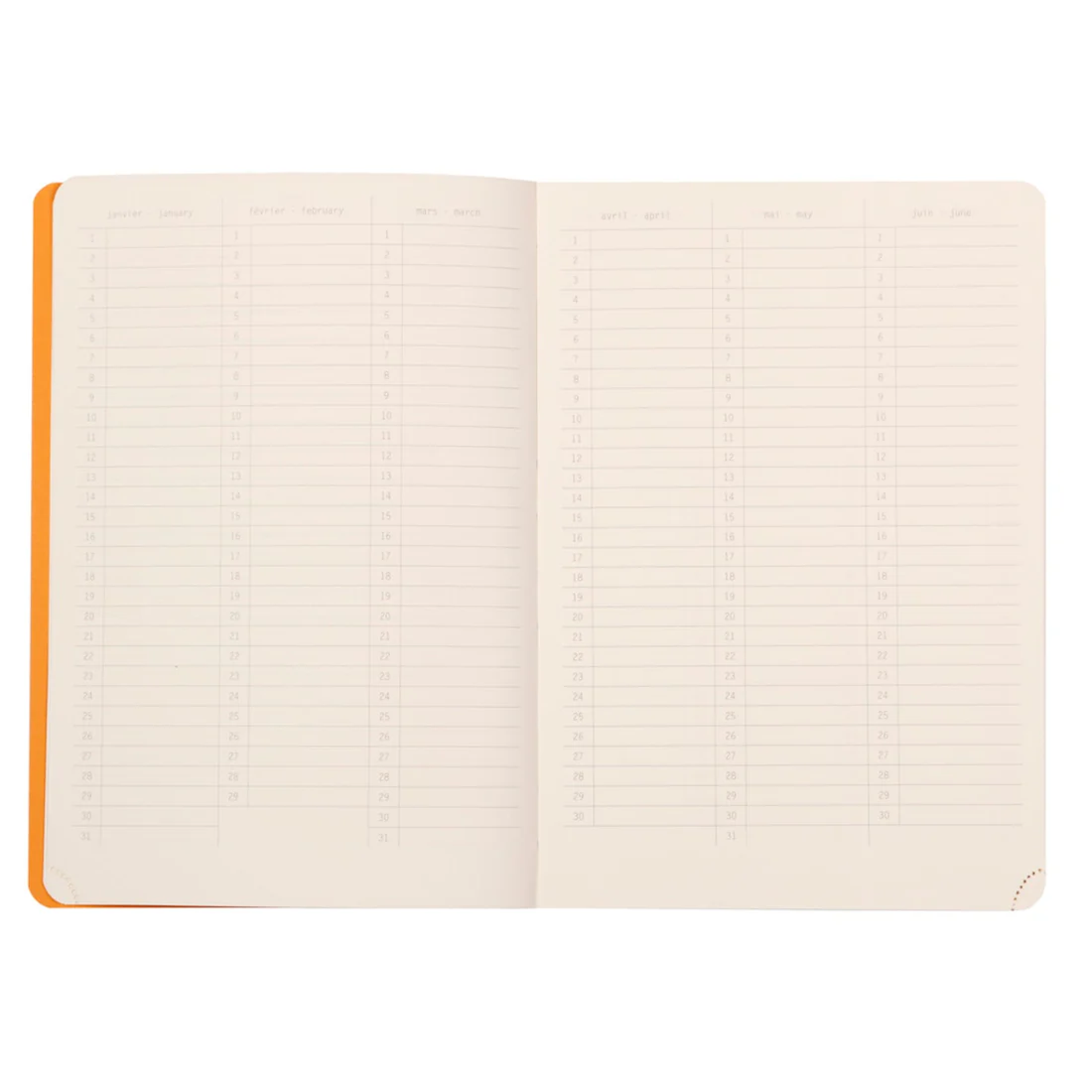 RH AGENDA A5 CU ELASTIC 64F SAPTAMANALA NEDATATA RHODIA PERPETUAL PIELE NEAGRA 117182C [3]