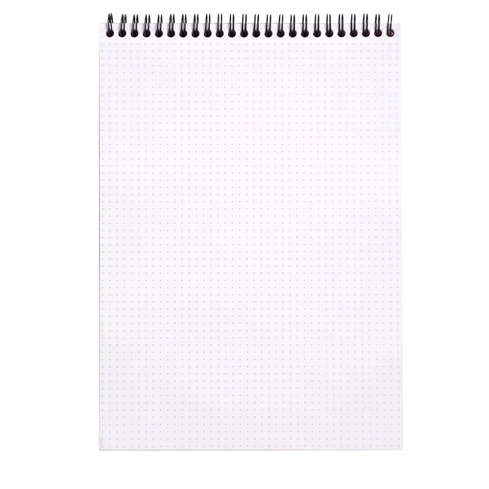 BLOC NOTES A4 SPIRA 80F DOTS ORANGE RHODIA 18503C [2]