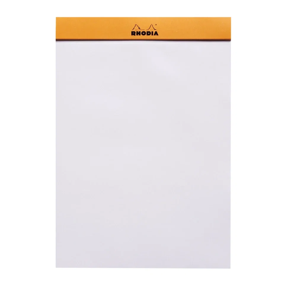 BLOC NOTES A5 80F N16 VELIN ORANGE RHODIA 16000C [2]