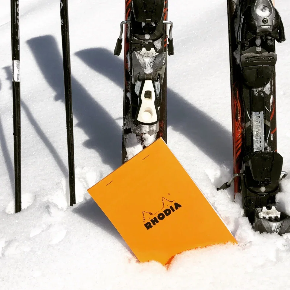 BLOC NOTES A5 80F N16 VELIN ORANGE RHODIA 16000C [7]