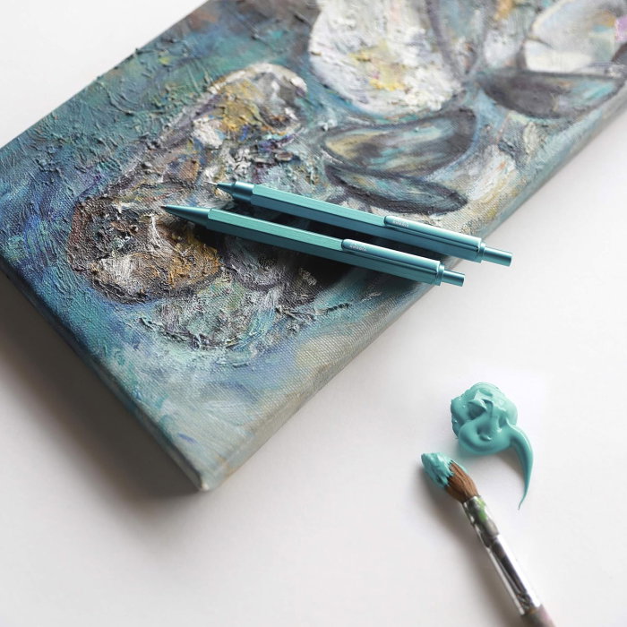 PIX CLICK 0.7MM RHODIA SCRIPT METALIC TURQUOISE 9386C [4]