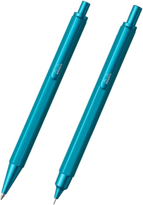 PIX CLICK 0.7MM RHODIA SCRIPT METALIC TURQUOISE 9386C [2]