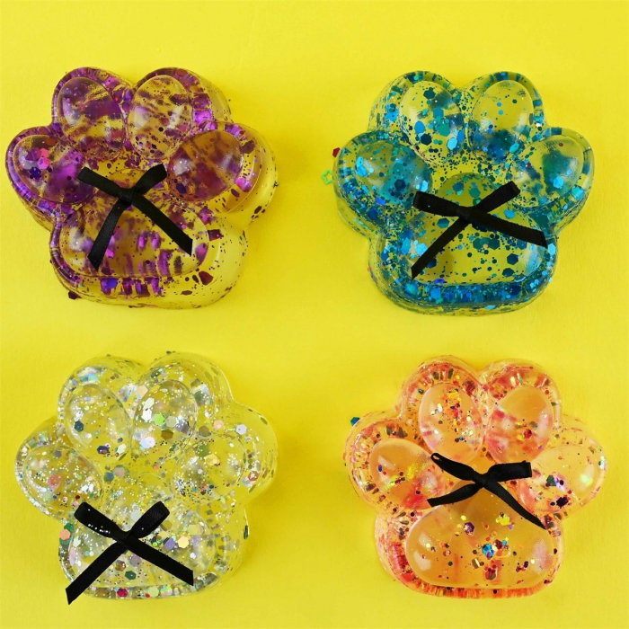 ROB FIGURINA SQUISHY 6CM 55G LABUTA DE PISICA GLITTER 54950 [3]