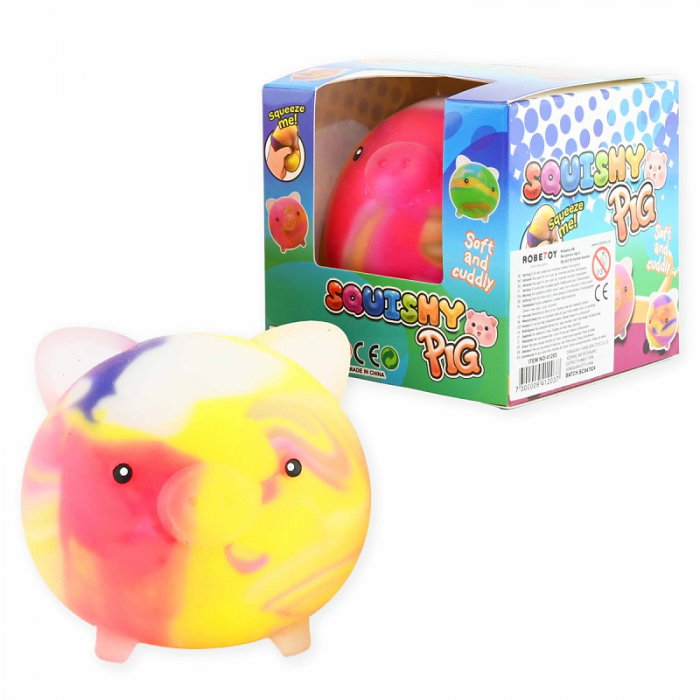 ROB FIGURINA SQUISHY 9CM PURCELUS FLOUR MARBLE MULTICOLOR 41203 [1]