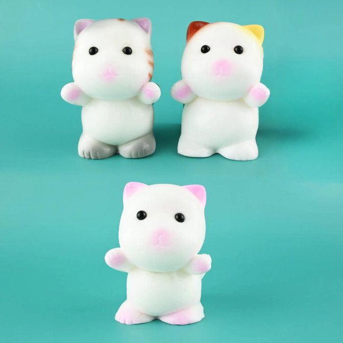 ROB FIGURINA SQUISHY ANTISTRESS 9CM 125G PISICUTA PUFOASA 54985 [1]