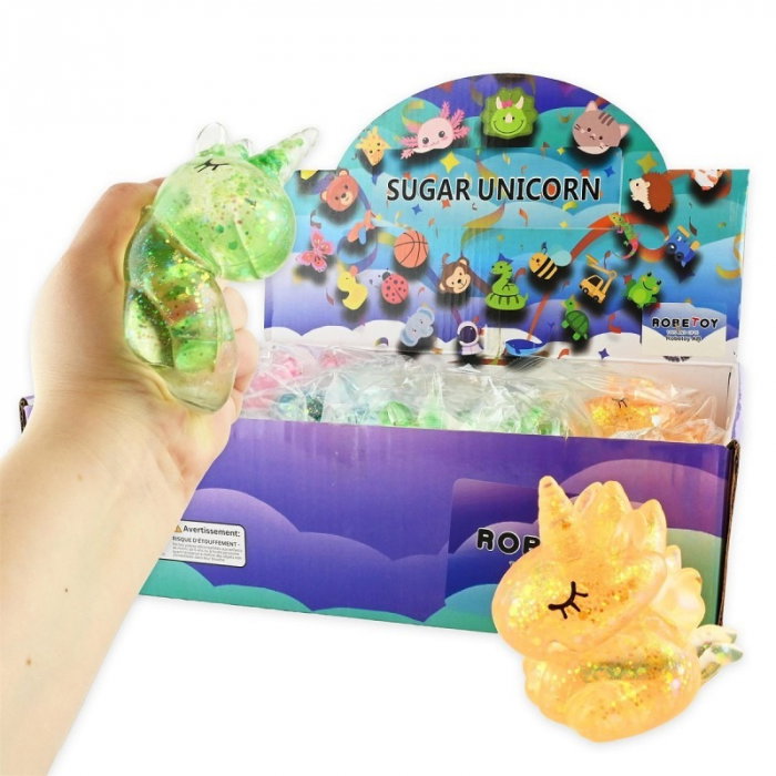 ROB FIGURINA SQUISHY SUGAR 10CM UNICORN GLITTER 54197 [1]