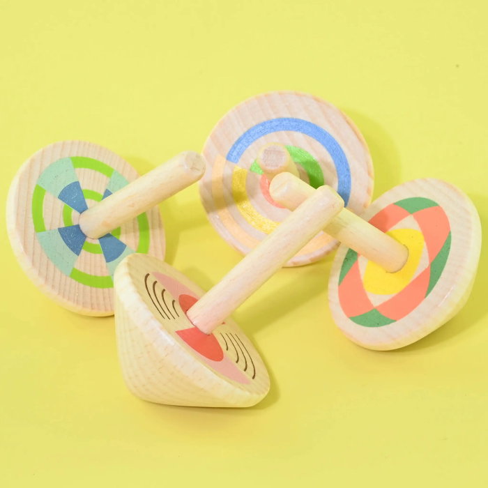 Jucărie Spinner Lemn 7cm (Titirez) 50681 - ipb.ro [1]