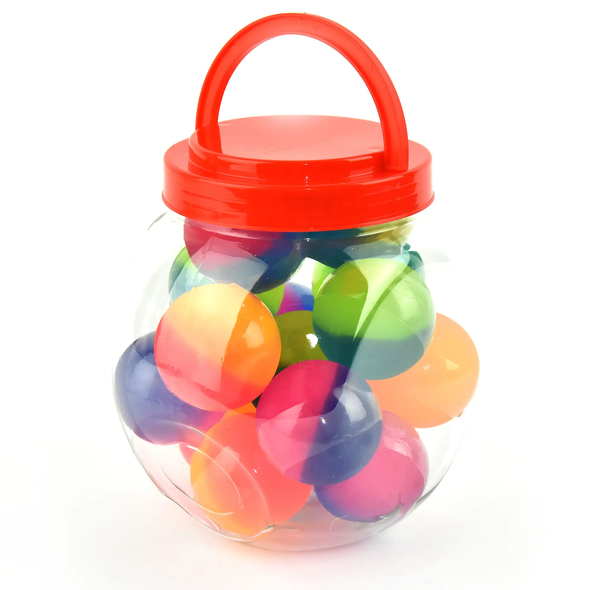 Mingiuță Săritoare Culori Curcubeu Neon 6cm [3]