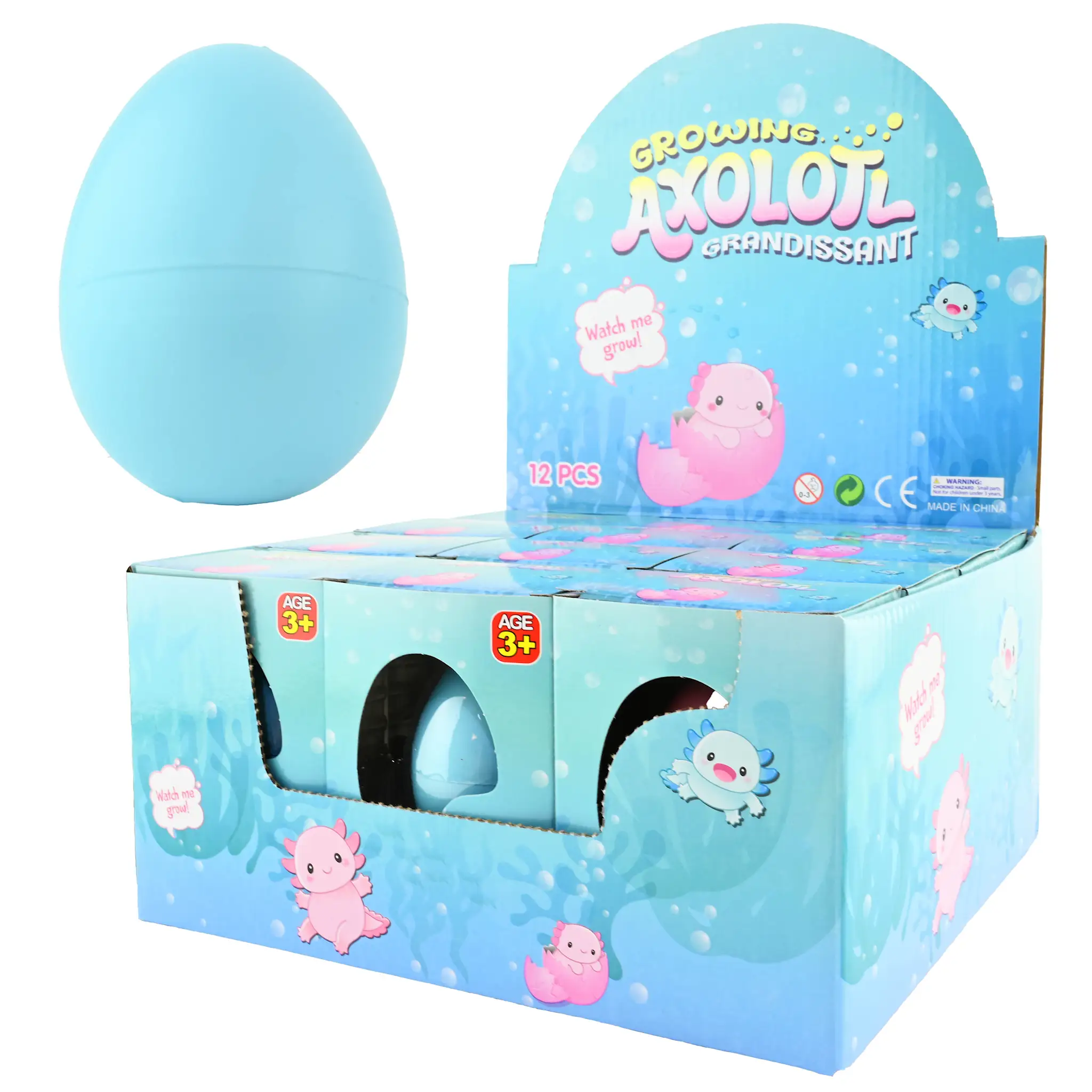 Ou de Jucărie cu Axolotl Ecloziune în Apă 6cm 49107 - Asortat [2]